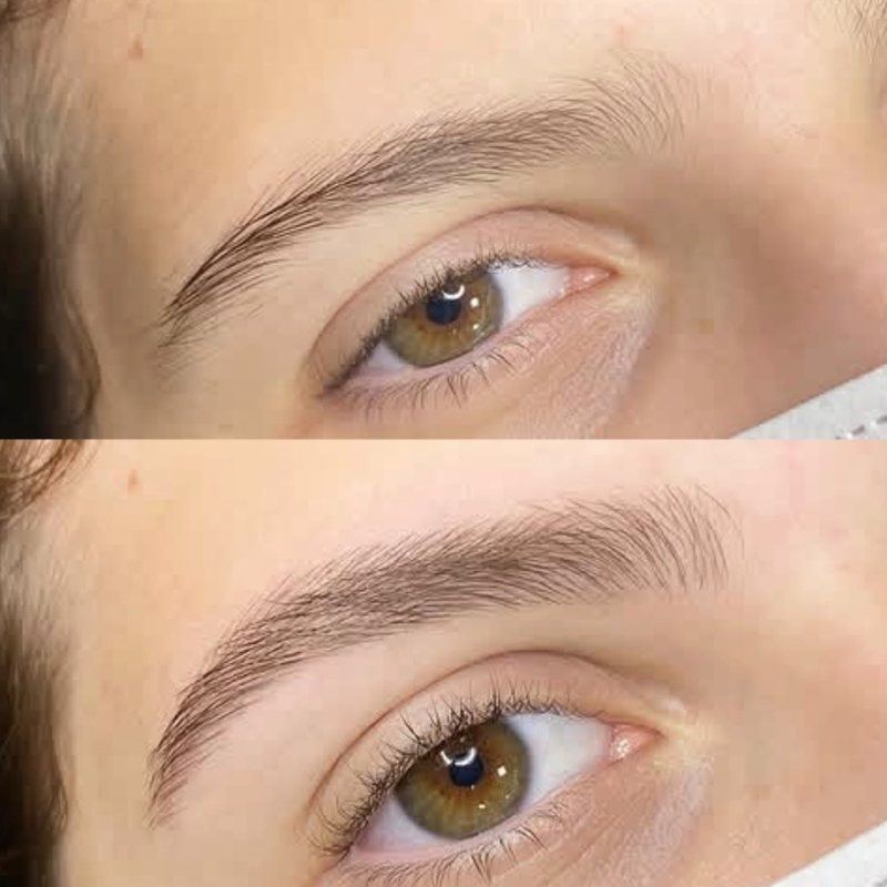 Brow micropigmentation before and after by Joice, client 3